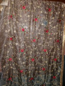 Embroidered Floral Dupatta
