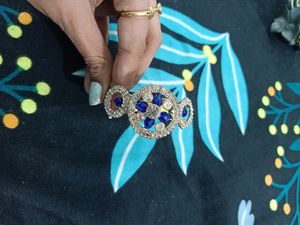 Blue Silver Bracelet