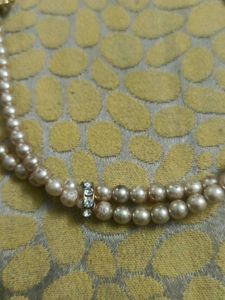 Elegant Double Strand Pearl Necklace