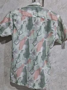 Boys Graphic Print Short Sleeve Shirt
