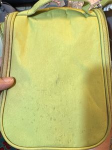 Lime Green Travel Toiletry Bag