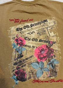 Brown Graphic T-Shirt