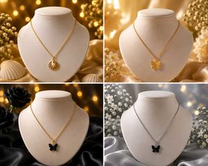 Elegant Butterfly & Shell Necklaces