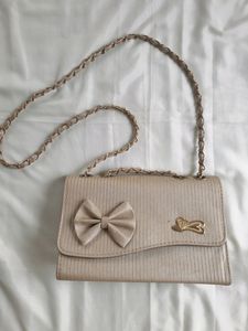 Cute Bow Detail Chain Bag