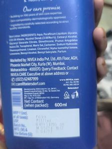Nivea Nourishing Body Milk Lotion