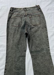Embellished Y2K flared jeans
