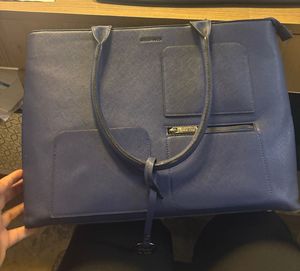 Chic Blue Tote Handbag