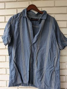 Men's Striped Short Sleeve Shirt