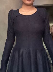 Dark Blue Knit Dress