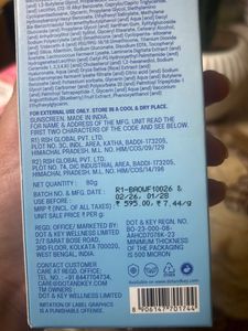 Dot &amp; Key Blueberry Sunscreen SPF 50+ 💛