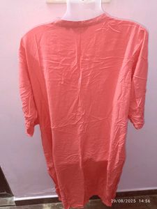 3xl Branded Coral Pink Kurta