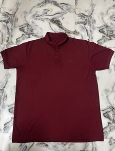 Men's Maroon Polo T-Shirt