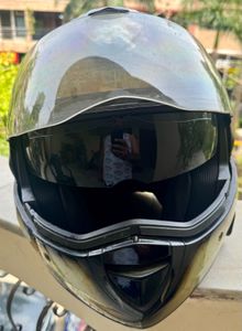Shiva theme shark evoline motorcycle helmet