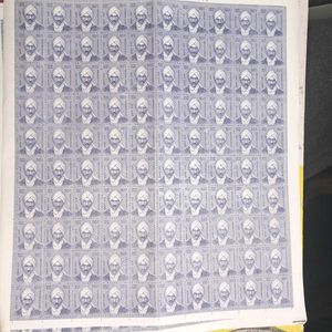 100MintStampsSheet