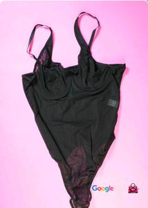 Sheer Black Bodysuit