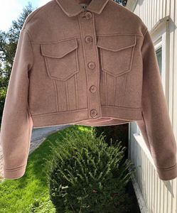 NA-KD Pink Cropped Jacket