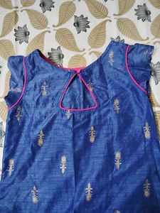 Stylish Blue Printed Kurta for Women