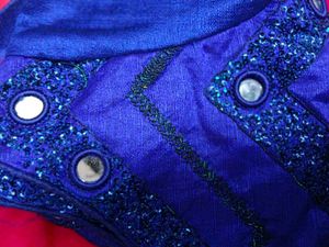 Vibrant Pink Embroidered Saree with Blouse