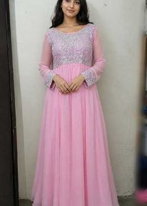 Pink Embellished  Gown