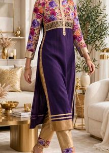 Elegant Floral Kurta Set