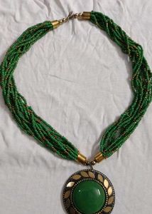 Bohemian Layered Beaded Necklace