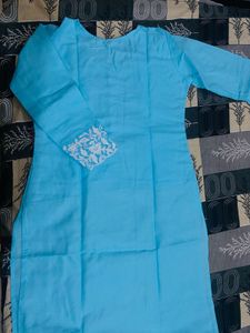 Stunning Blue Kurta Set with Dupatta