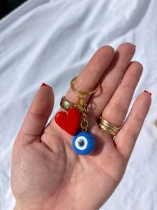 SALE PRICE! Love &amp; Protection EVIL EYE Keychain