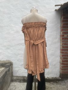 Strapless Ruffle Romper
