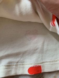 Cream Long Sleeve T-Shirt with Hearts