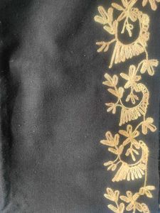 💥Elegant Embroidered Shwal- Black🖤💥
