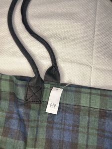 GAP Plaid Tote Bag