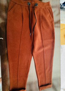 Terra-Cotta Casual Trousers