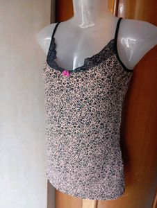 Cute Leopard Print Camisole Top