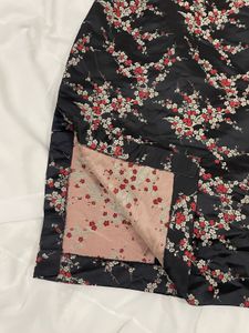 Black Floral Slip Dress