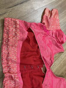 Pink Indian Saree