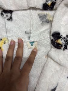 Cozy Animal Print Hooded Robe