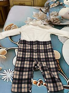 Baby Boy Formal Plaid Romper
