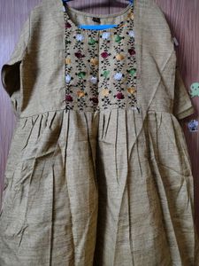 Embroidered Feeding kurti xl