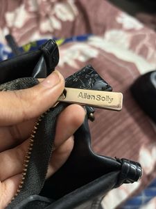 Allen Solly Black Tote Bag