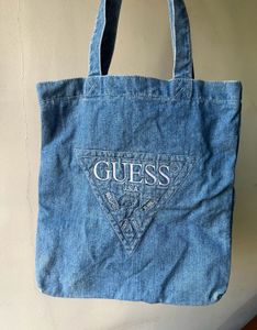 Guess Denim Tote Bag - vintage