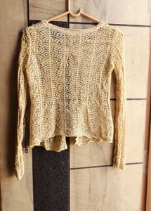 Boho Crochet Knit Cardigan