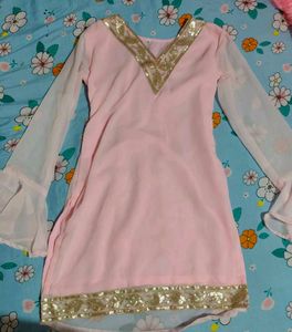 Elegant Pink Kurta Set with Dupatta
