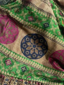 Green Embroidered Blouse Piece