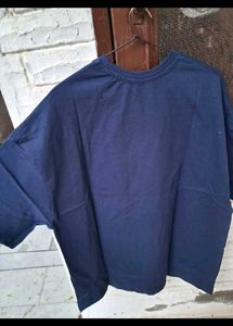 branded drop shoulder tshirt