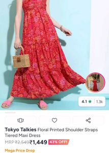 Bohemian Floral Maxi Dress
