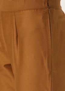 all about you - Rust Brown Kurta Set with Pants
