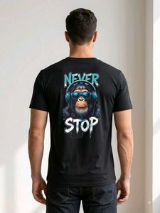 Men black Dryfit T-shirt for GYM