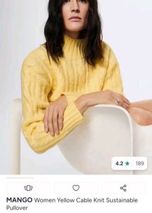 SALE !! Mango Premium Knit Turtleneck Sweate