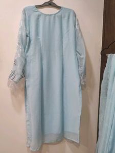 Embroidered Women's Kurta pant with dupatta set