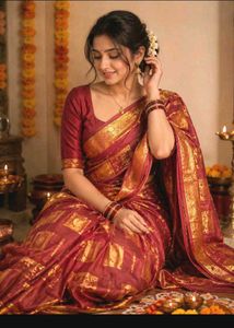new silk saree with blouse